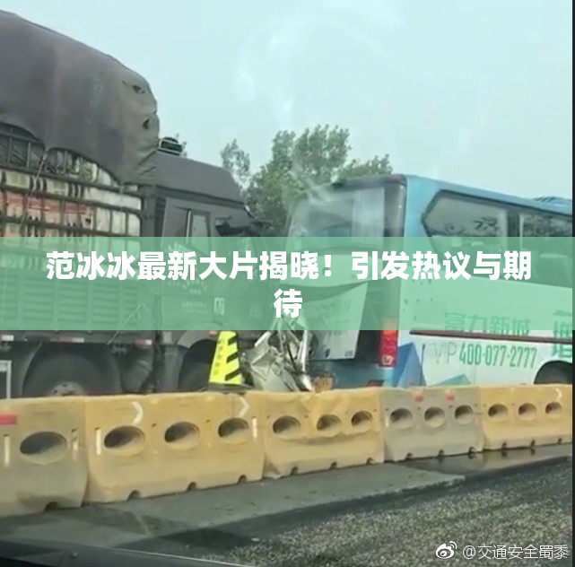 范冰冰最新大片揭晓！引发热议与期待