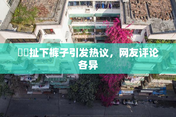 妺妺扯下裤子引发热议，网友评论各异