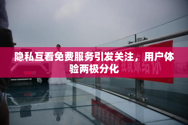 隐私互看免费服务引发关注，用户体验两极分化