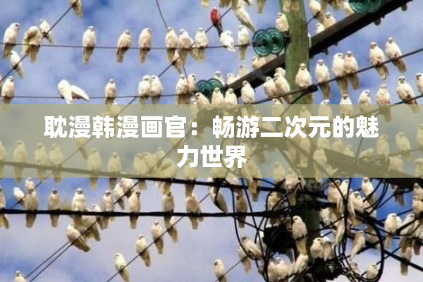 耽漫韩漫画官：畅游二次元的魅力世界