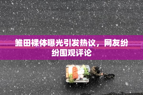 雏田裸体曝光引发热议，网友纷纷围观评论