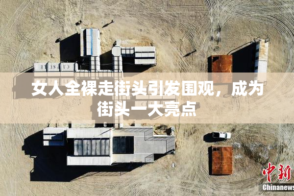女人全裸走街头引发围观，成为街头一大亮点