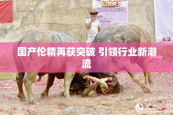 国产伦精再获突破 引领行业新潮流