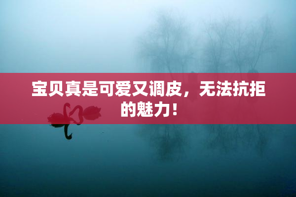 宝贝真是可爱又调皮，无法抗拒的魅力！