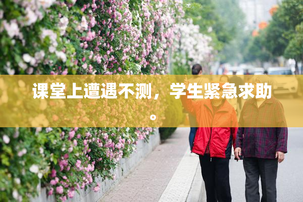 课堂上遭遇不测，学生紧急求助。