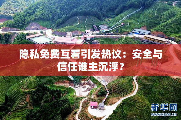 隐私免费互看引发热议：安全与信任谁主沉浮？
