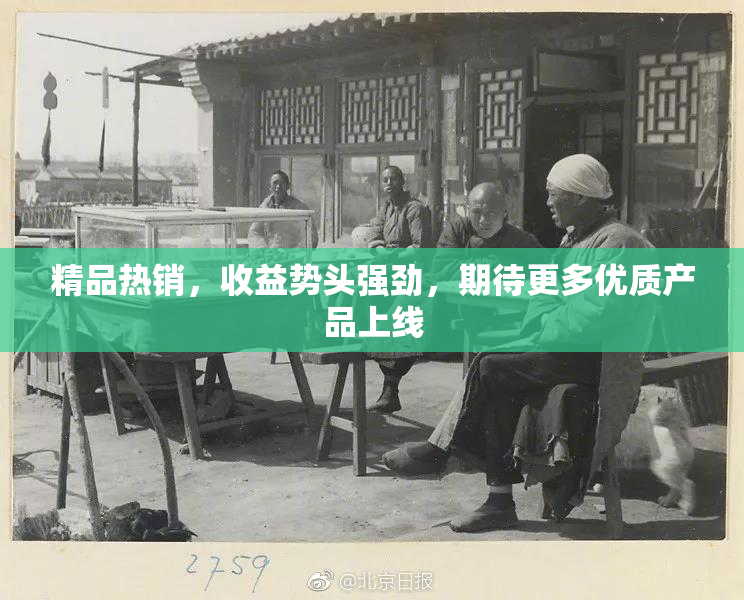 精品热销，收益势头强劲，期待更多优质产品上线