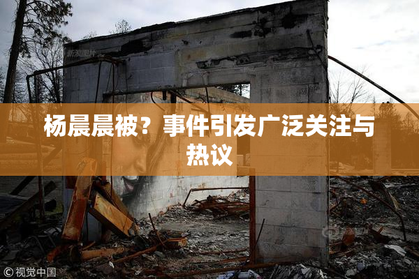 杨晨晨被？事件引发广泛关注与热议