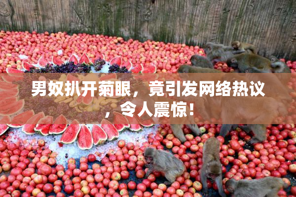 男奴扒开菊眼，竟引发网络热议，令人震惊！