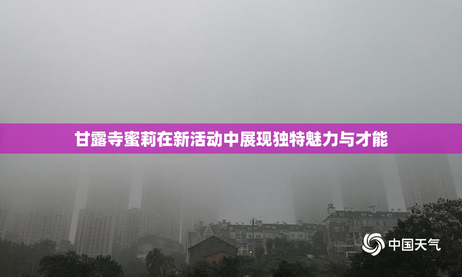 甘露寺蜜莉在新活动中展现独特魅力与才能