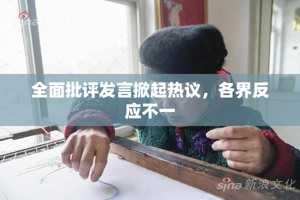 全面批评发言掀起热议，各界反应不一