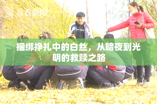 捆绑挣扎中的白丝，从暗夜到光明的救赎之路