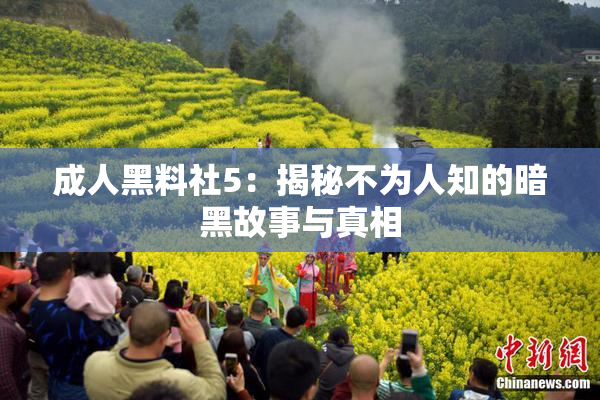 成人黑料社5：揭秘不为人知的暗黑故事与真相