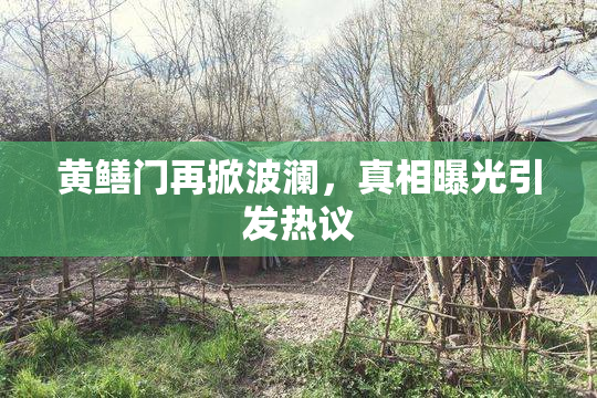 黄鳝门再掀波澜，真相曝光引发热议