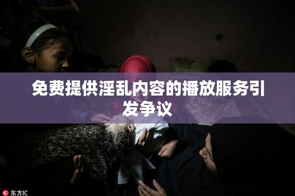 免费提供淫乱内容的播放服务引发争议