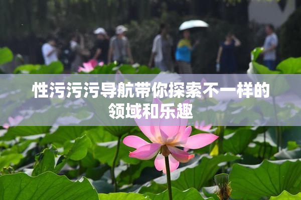 性污污污导航带你探索不一样的领域和乐趣