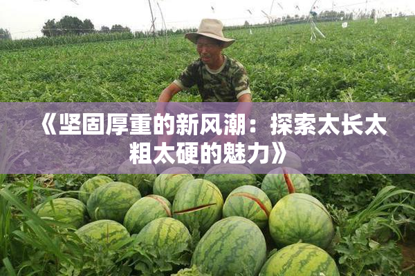 《坚固厚重的新风潮：探索太长太粗太硬的魅力》
