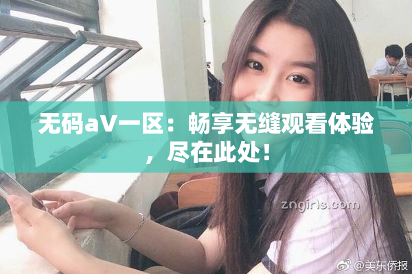 无码aV一区：畅享无缝观看体验，尽在此处！