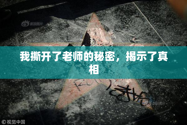 我撕开了老师的秘密，揭示了真相