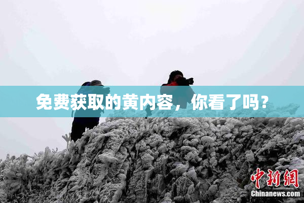 免费获取的黄内容，你看了吗？