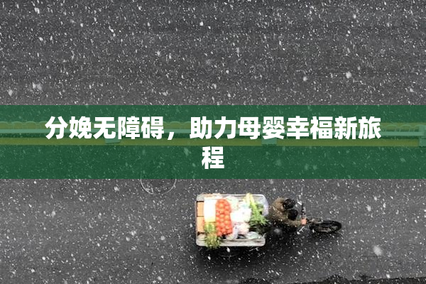 分娩无障碍，助力母婴幸福新旅程