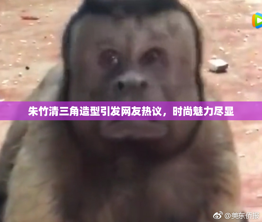 朱竹清三角造型引发网友热议，时尚魅力尽显