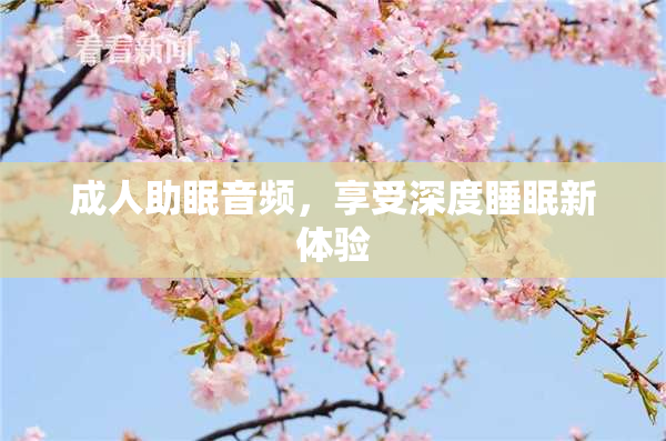 成人助眠音频，享受深度睡眠新体验