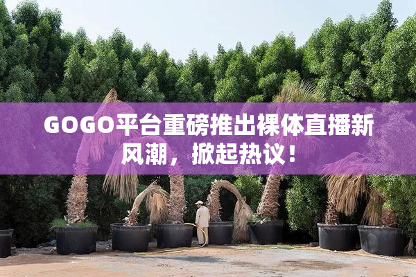 GOGO平台重磅推出裸体直播新风潮，掀起热议！