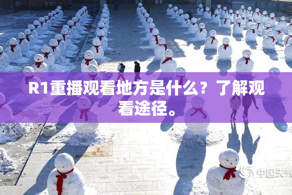 R1重播观看地方是什么？了解观看途径。