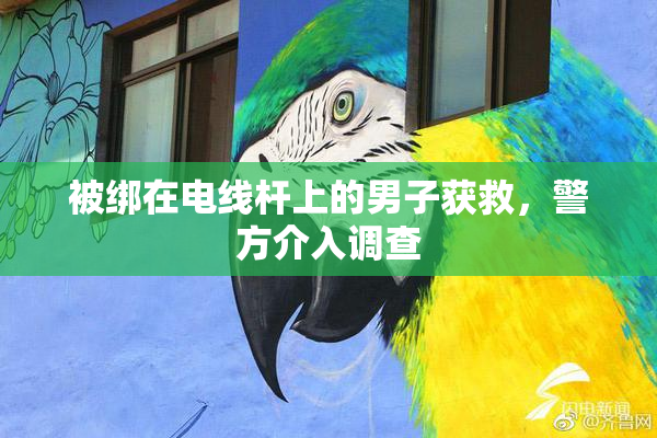 被绑在电线杆上的男子获救，警方介入调查