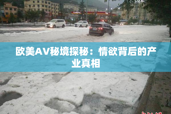 欧美AV秘境探秘：情欲背后的产业真相