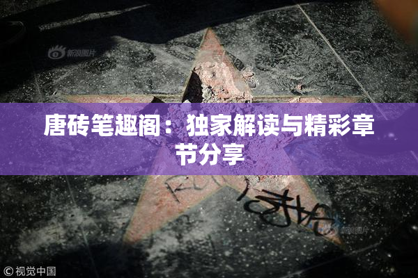 唐砖笔趣阁：独家解读与精彩章节分享