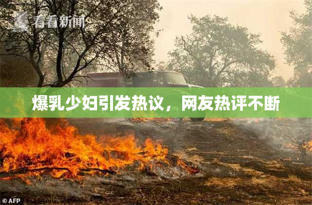爆乳少妇引发热议，网友热评不断