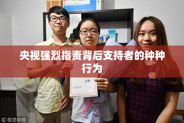 央视强烈指责背后支持者的种种行为