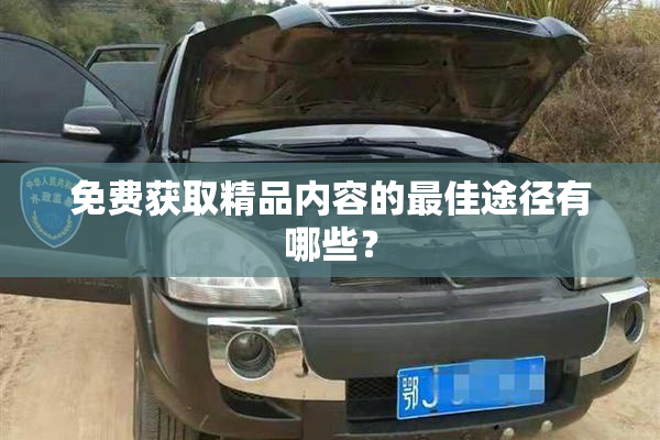 免费获取精品内容的最佳途径有哪些？