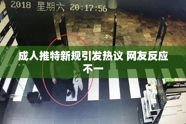 成人推特新规引发热议 网友反应不一