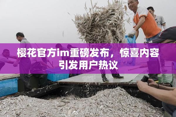 樱花官方im重磅发布，惊喜内容引发用户热议