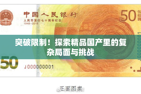 突破限制！探索精品国产里的复杂局面与挑战