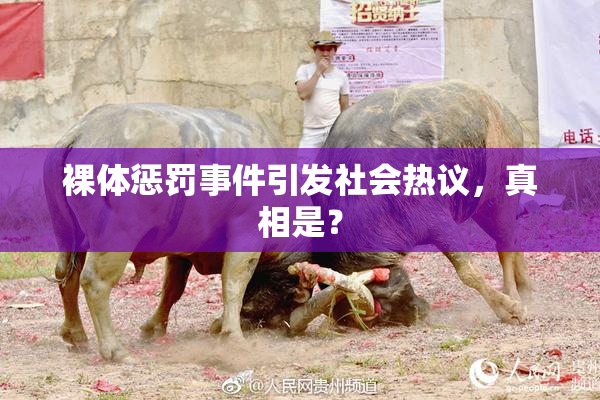 裸体惩罚事件引发社会热议，真相是？