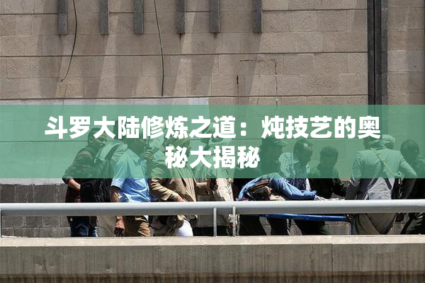 斗罗大陆修炼之道：炖技艺的奥秘大揭秘
