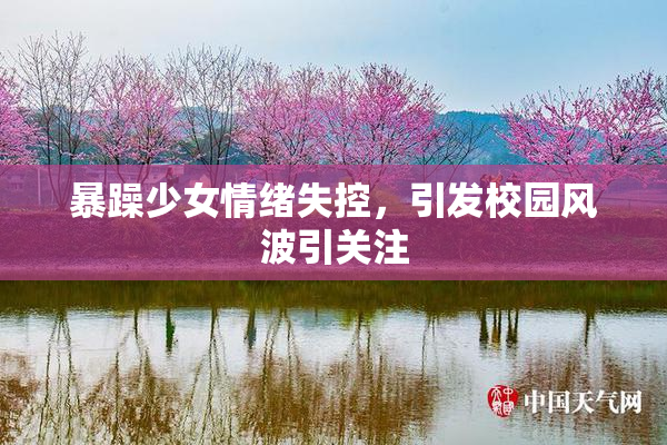 暴躁少女情绪失控，引发校园风波引关注