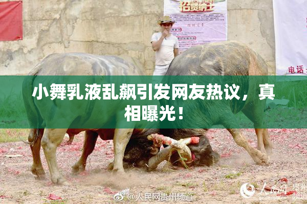 小舞乳液乱飙引发网友热议，真相曝光！