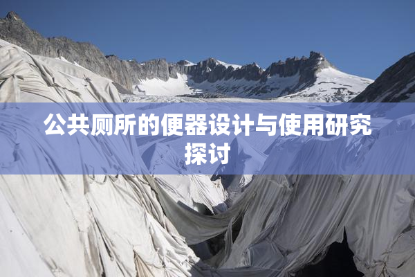 公共厕所的便器设计与使用研究探讨