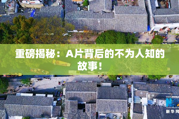 重磅揭秘：A片背后的不为人知的故事！