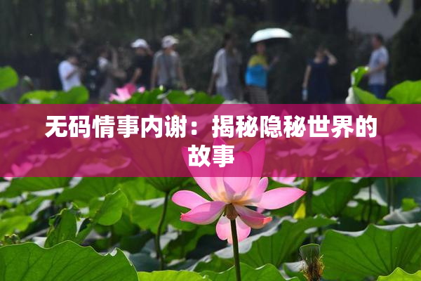 无码情事内谢：揭秘隐秘世界的故事