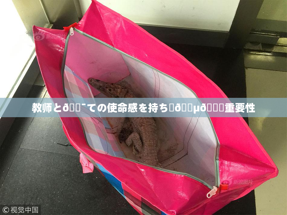 教师と🔯ての使命感を持ち続🈵🌃重要性