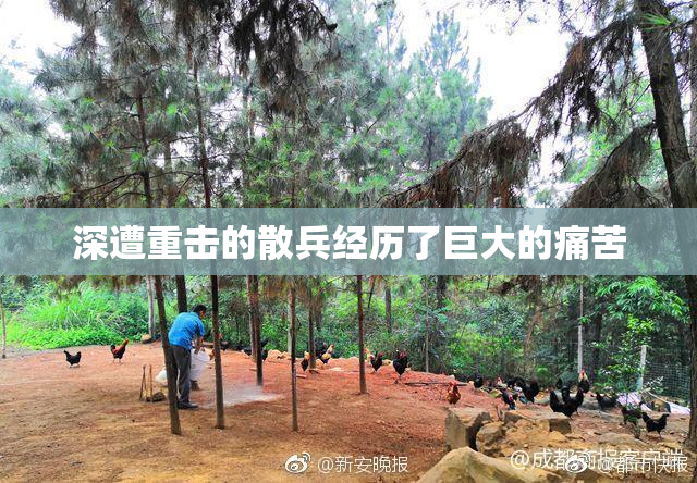 深遭重击的散兵经历了巨大的痛苦