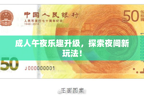 成人午夜乐趣升级，探索夜间新玩法！
