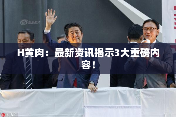 H黄肉：最新资讯揭示3大重磅内容！