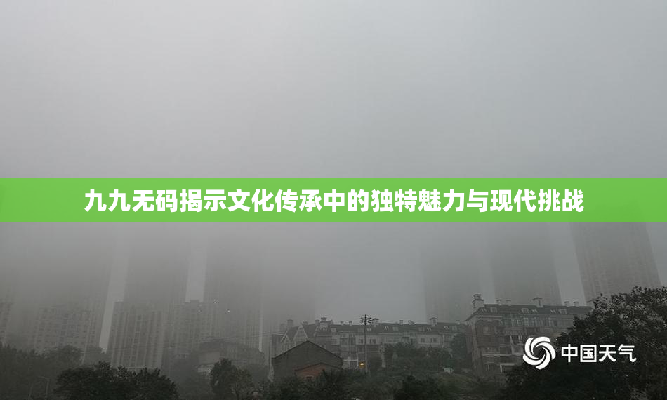 九九无码揭示文化传承中的独特魅力与现代挑战